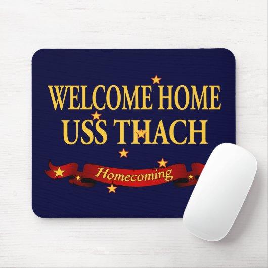 Willkommenes Zuhause USS Thach Mousepad (Mit Mouse)