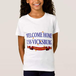 Willkommenes Zuhause USS Vicksburg T-Shirt