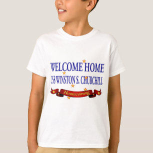 Willkommenes Zuhause USS Winston S. Churchill T-Shirt