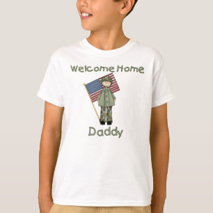 Willkommenes Zuhause-Vati-Armee-Gör (Sohn) T-Shirt