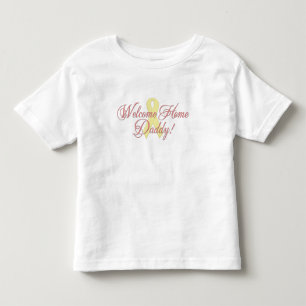 Willkommenes Zuhause-Vatiband Kleinkind T-shirt