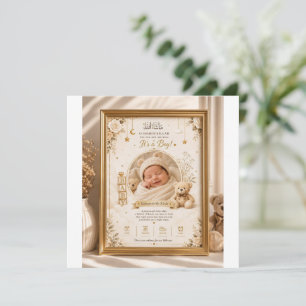 Willkommens-Baby-Feier-Einladung Einladung