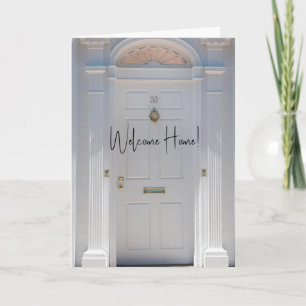 Willkommens-Grußkarte für Zuhause Karte