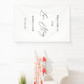 Willkommens-Hochzeitshintergrund Banner (InSitu)
