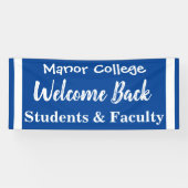 Willkommensbanner an der Außenschule Banner (Horizontal)