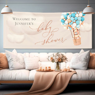 Willkommensbanner Bär Baby Shower Banner
