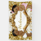 Willkommensbanner für Afrikanischer Prinz & Prinze Banner (Vertikal)