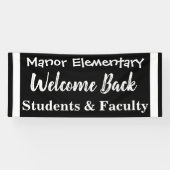 Willkommensbanner für die Außenschule Banner (Horizontal)