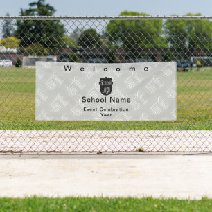 Willkommensbanner für Schulveranstaltungen Banner