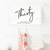 Willkommensbanner für Schwarz & Weiß Banner (Insitu)