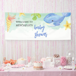 Willkommensbanner Sommer unter der Sea Baby Dusche Banner