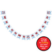 Willkommensbanner Wimpelkette