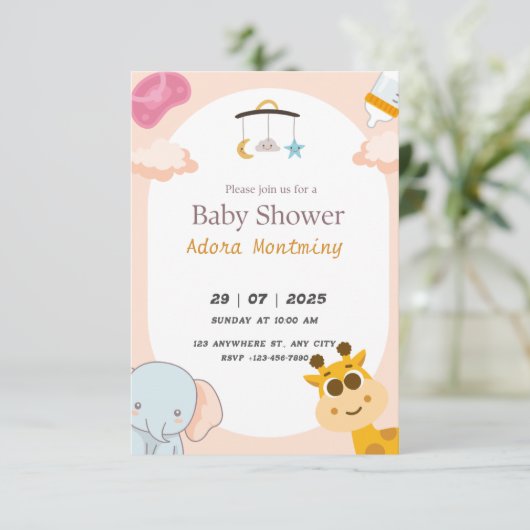 Willkommensempfehlung Einladung (Stehend Vorderseite)