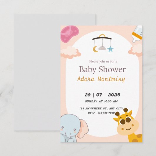 Willkommensempfehlung Einladung (Vorne/Hinten)