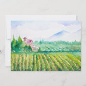 Willkommensessen & Weinverkostung Einladung (Rückseite)