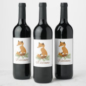 Willkommensfox Weinetikett (Flaschen)