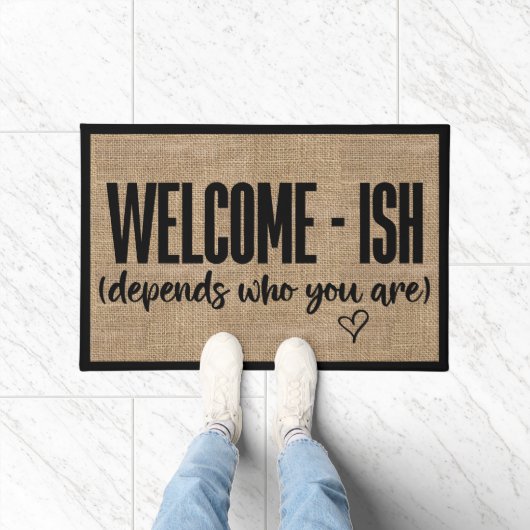 Willkommensfunny Sarcastic Doormat Fußmatte (Indoor)