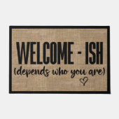 Willkommensfunny Sarcastic Doormat Fußmatte (Vorderseite)