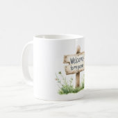 Willkommensgarten Kaffeetasse (Vorderseite Links)