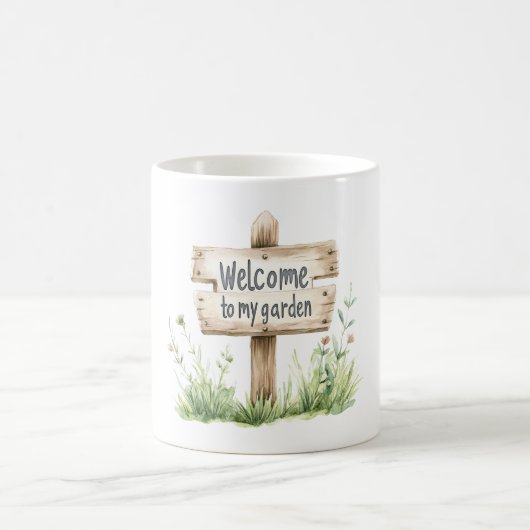 Willkommensgarten Kaffeetasse (Mittel)