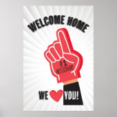 Willkommensgebet von Homeb zurückgegeben Missionar Poster (Vorne)