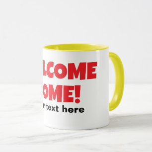 Willkommensgeschenk Zuhause personalisierte Kaffee Tasse