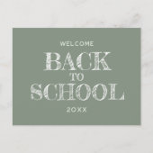 Willkommensgrau Postkarte (Vorderseite)