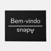 Willkommensgruß auf Portugiesisch Fußmatte (Vorderseite)