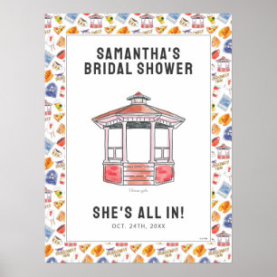 Willkommensgruß zur Gilmore Girls Brautparty Poster