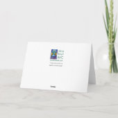 Willkommensgrusskarte Karte (Rückseite)