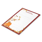 WillkommensHerbst - Linken Notizblock (angewinkelt)