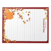 WillkommensHerbst - Linken Notizblock (Vorderseite)