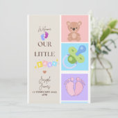 Willkommenskarte Feiertagskarte (Stehend Vorderseite)