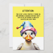 Willkommenskarte zum Geburtstag Einladung (Vorderseite)