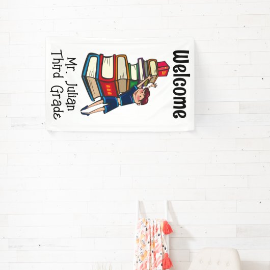 Willkommenskind und Bücher Banner (InSitu)