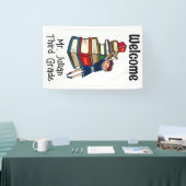 Willkommenskind und Bücher Banner (Messe)