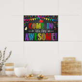 Willkommensklasseposter Poster (Küche)