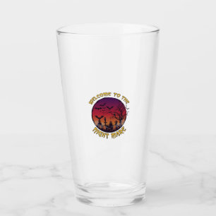 Willkommensnacht Unheil Halloween Roter Mond Fried Glas