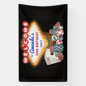 Willkommensparty zur schwarzen Geburtstagsfeier im Banner (Vertikal)