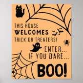 Willkommenspender, Porsche-Dekoration, Trick oder  Poster (Vorne)