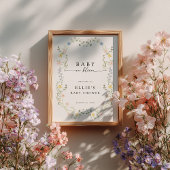 Willkommensposter Baby In Bloom Poster