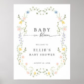Willkommensposter Baby In Bloom Poster (Vorne)