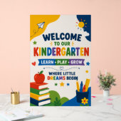 Willkommensposter für den Kindergarten Acrylschild (Hochzeit)