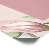 Willkommensposter mit rosa Zitrone Poster (Ecke)
