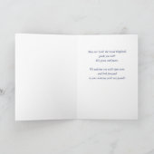 Willkommenspriester zum Pfarrer Guter Hirte Karte (Innenseite)