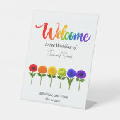 🌈 Willkommensschild Flourish Together Sockelschild (Vorderseite)