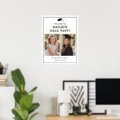 Willkommensschild für die Abschlussfeier Damals un Poster (Heimbüro)