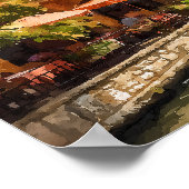 Willkommensschild für Hochzeit in San Antonio Poster (Ecke)