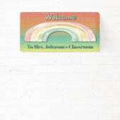 Willkommensschild für Regenbogen-Schulklasse Banner (InSitu)