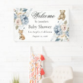Willkommensschild für Wald-Babyparty Banner (Insitu)